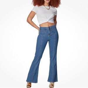 Lola Jeans Alice High Rise Flare Jeans.